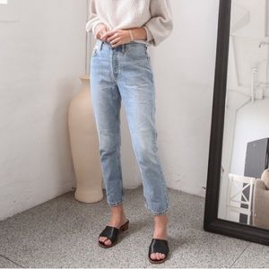 Everlane Light Blue Ankle & Cropped Jeans
